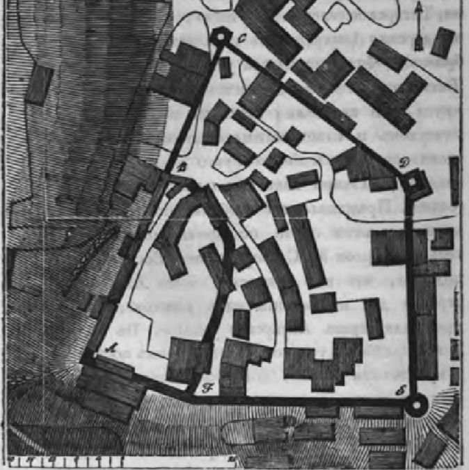 Кто первым из исследователей ввёл в научный оборот план крепости Алустон?